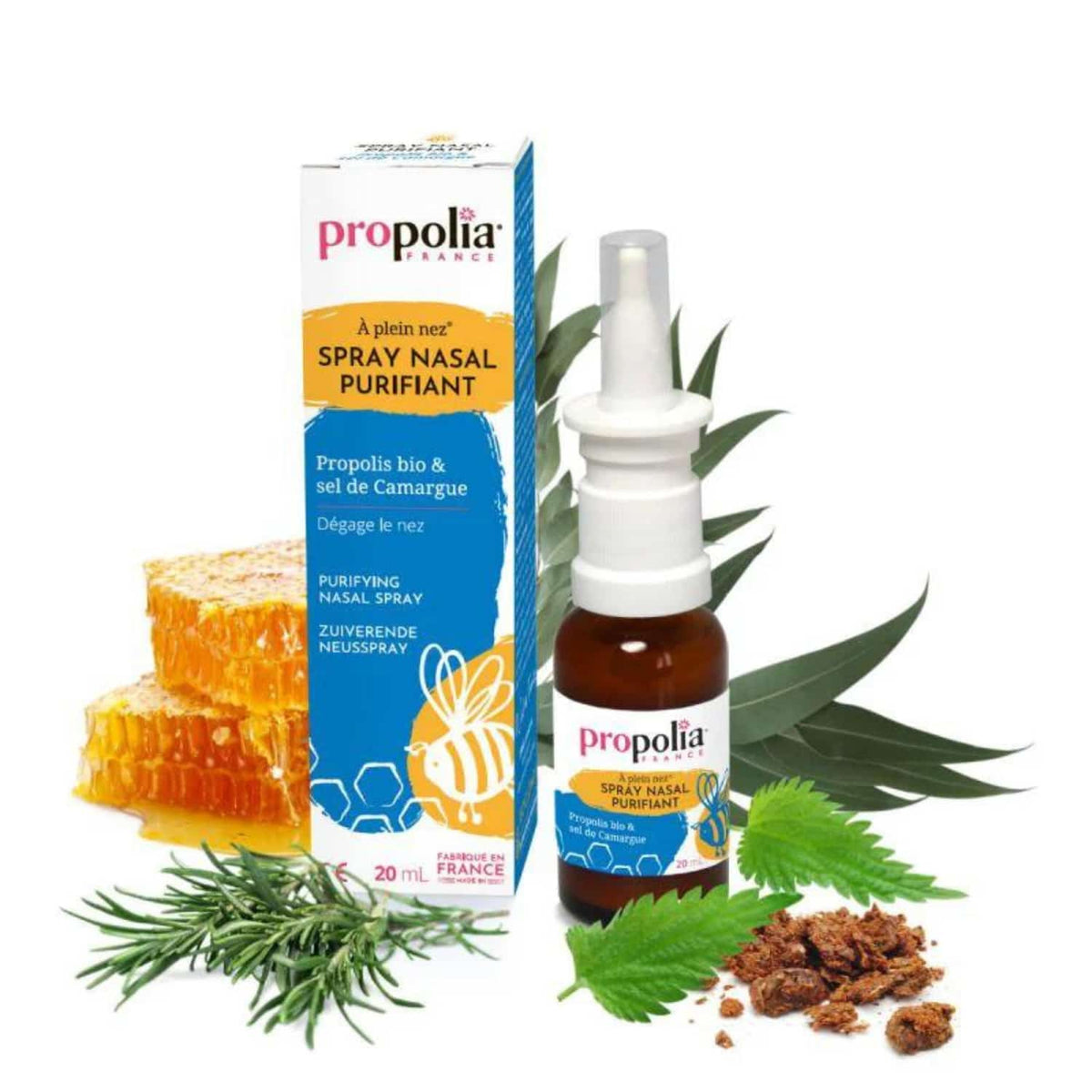 Zuiverende propolis neusspray